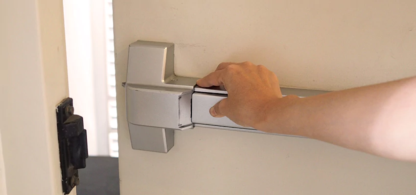 Roller Gate Panic Bar Installation in Tiburon, California